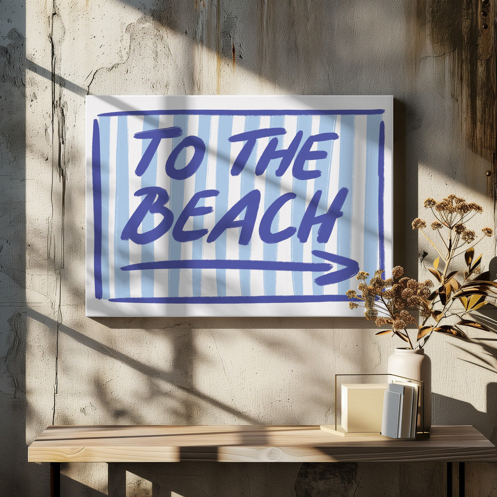 Beach Bound Signage | Canvas