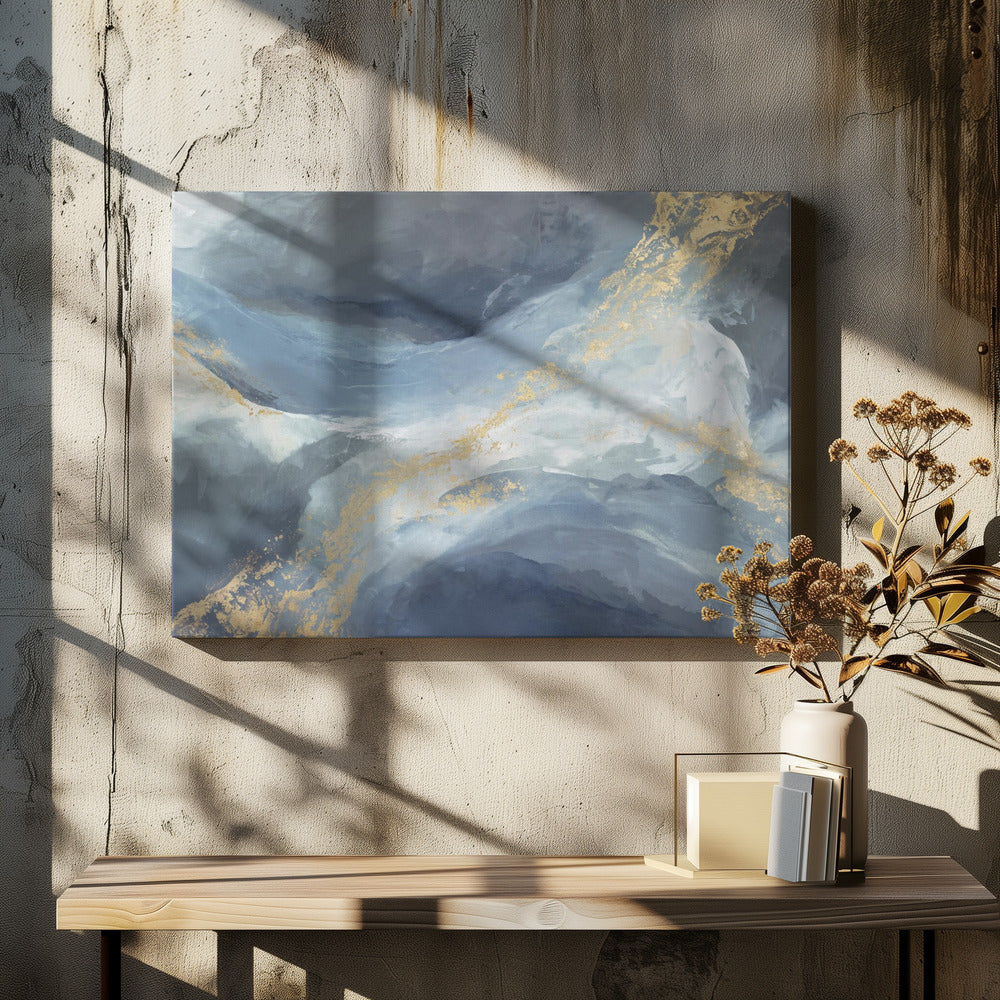 Golden Currents | Canvas