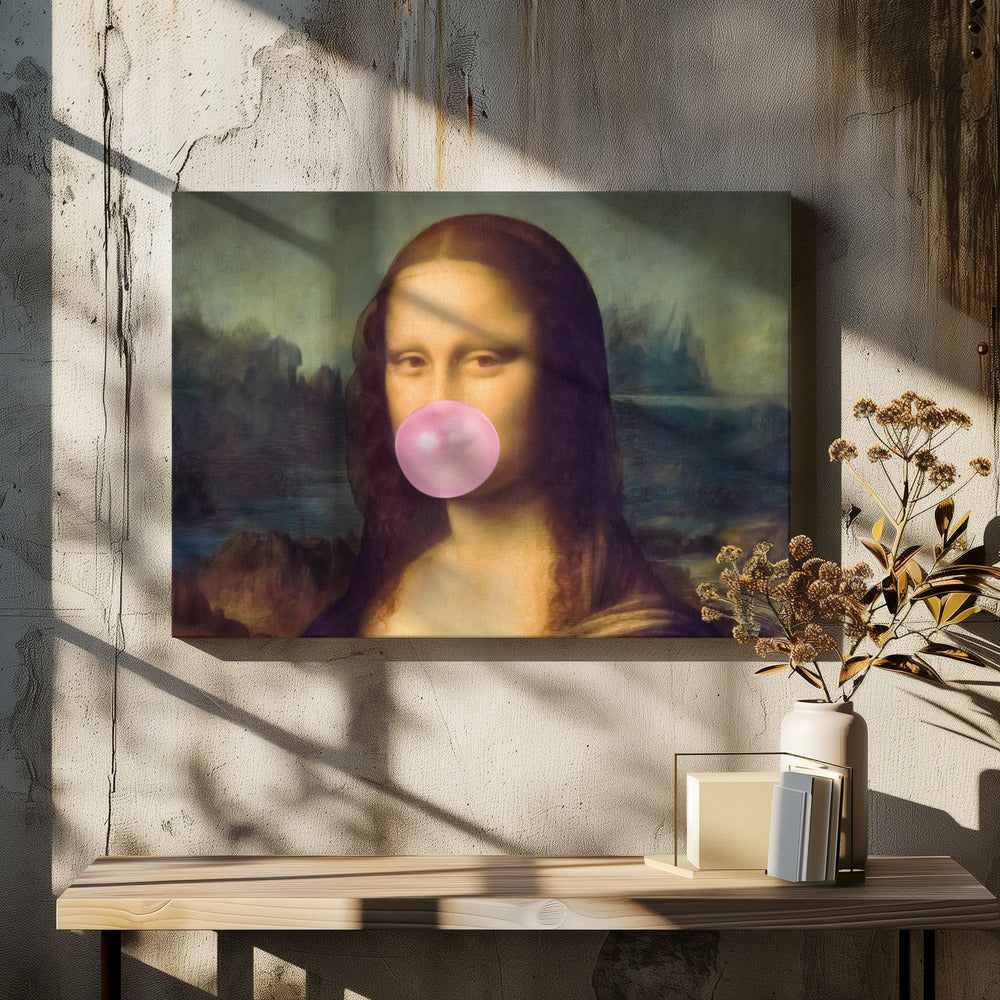 Mona Lisa Bubble Gum | Canvas