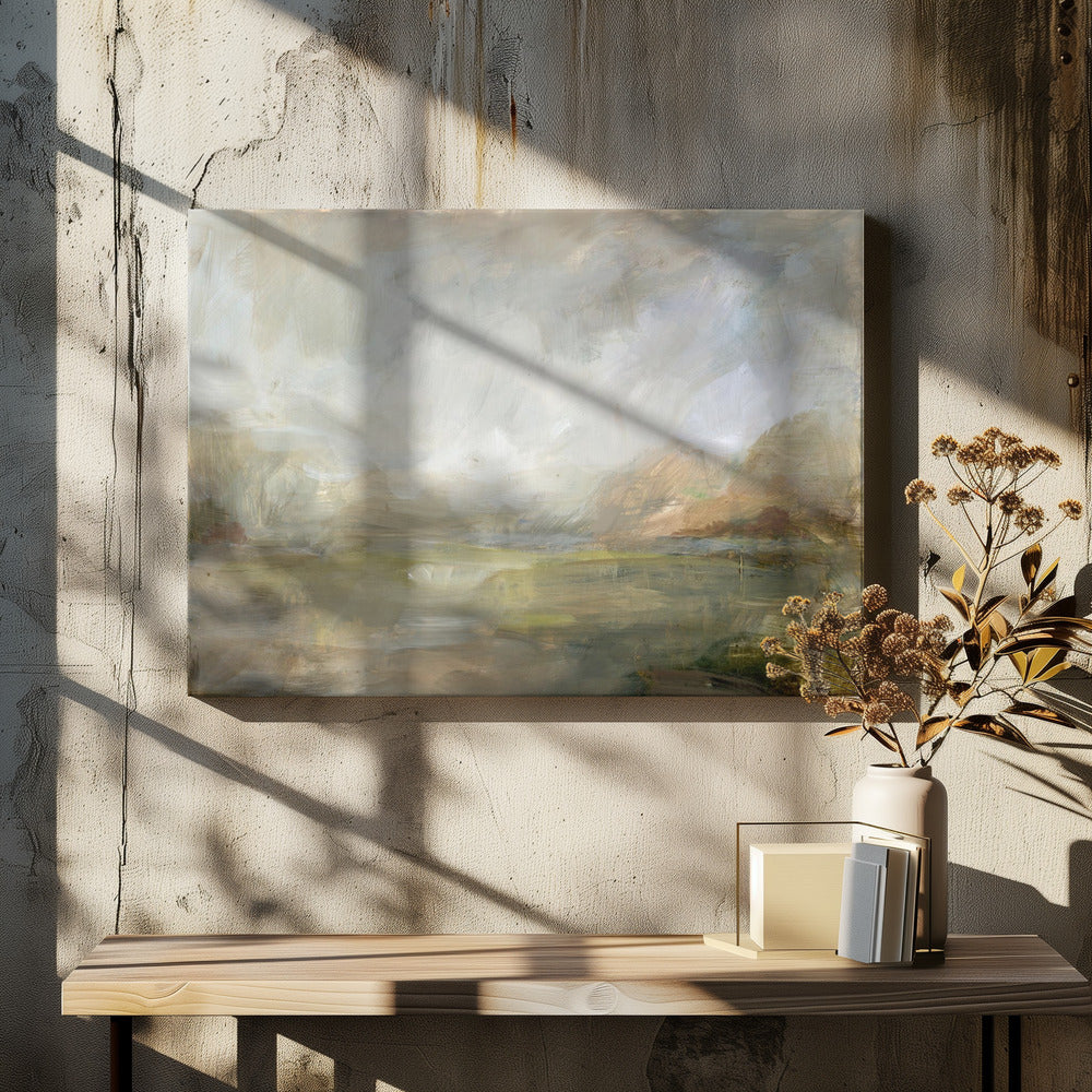 Misty Morning Vista | Canvas