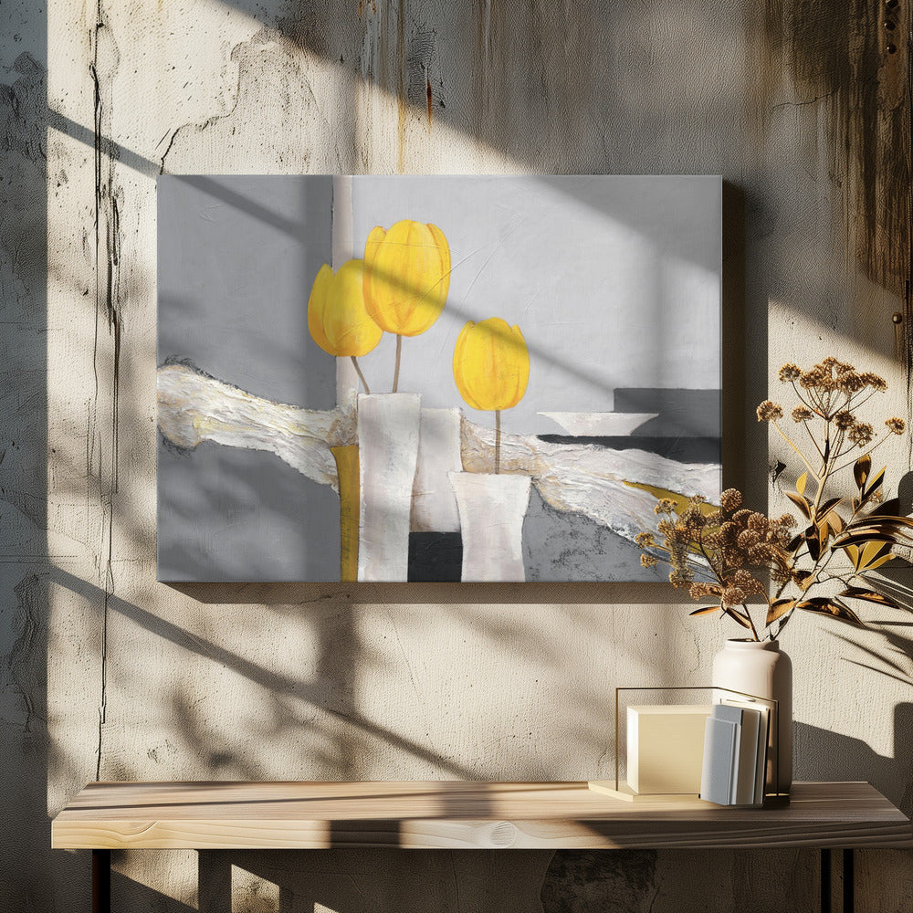 Golden Tulip Trio | Canvas