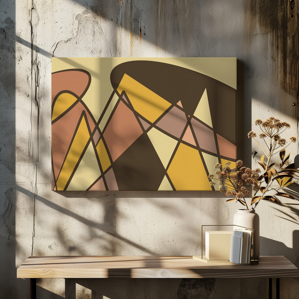 abstract golden | Canvas