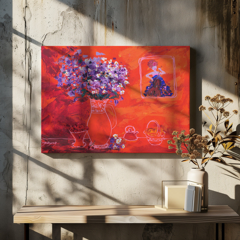 Vase With A Portrait | Canvas