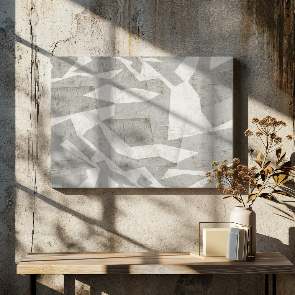 Geometric Shapes In A Neutral Color Palette | Canvas