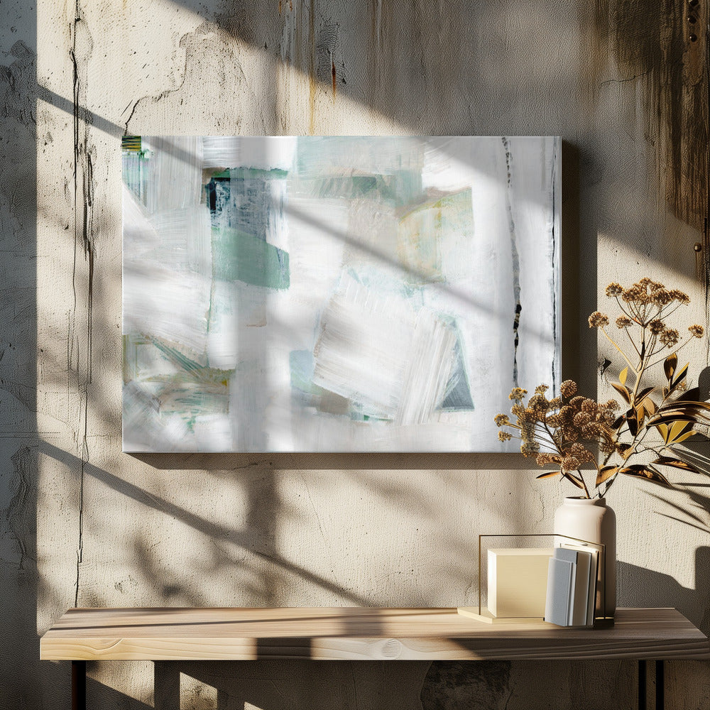 Whispers of White and Blue | Canvas