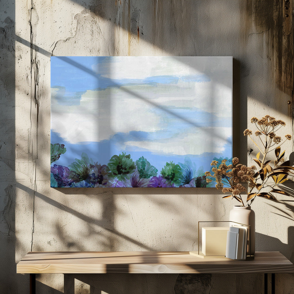 Whispering Wildflowers Sky | Canvas
