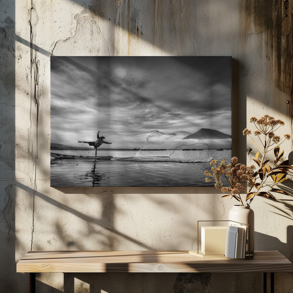 man behind the nets | Canvas