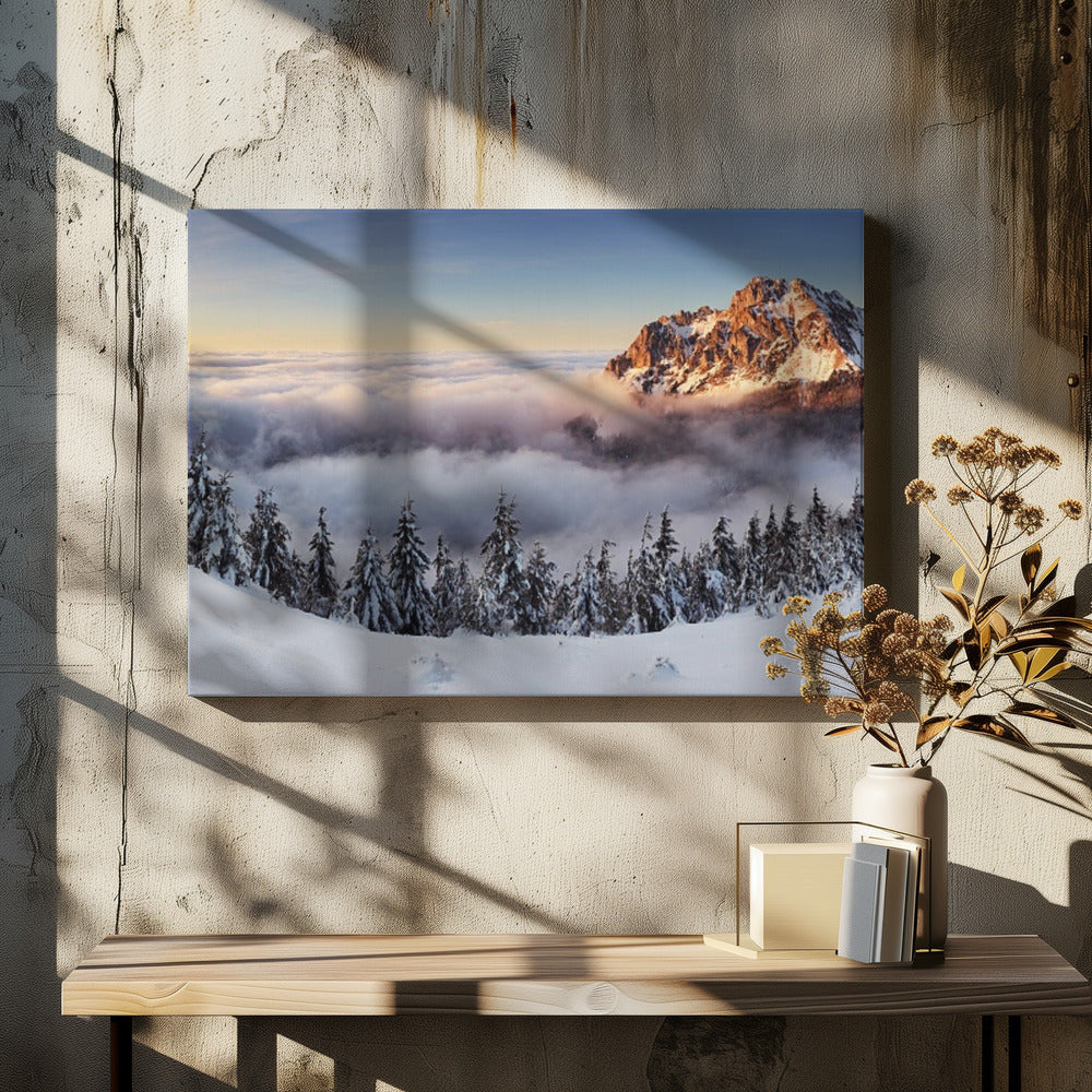 Golden Peak | Canvas