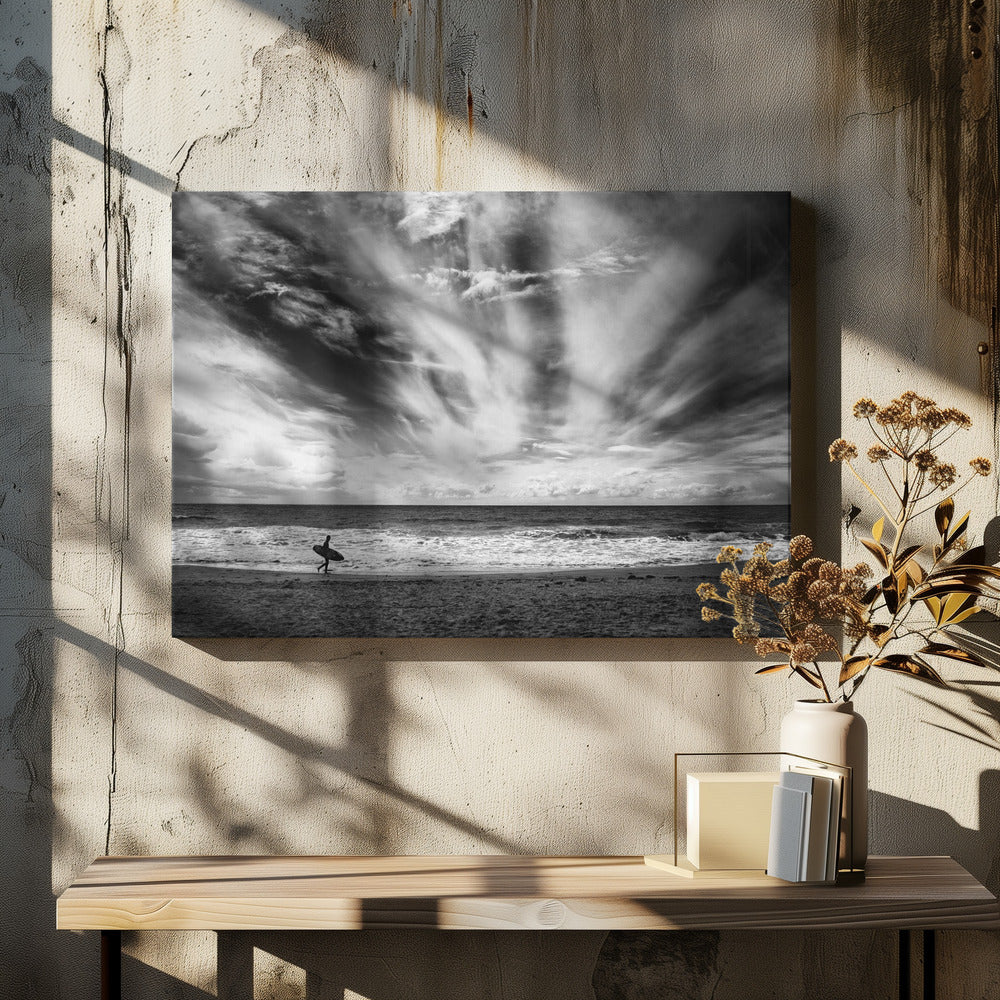 The loneliness of a surfer | Canvas