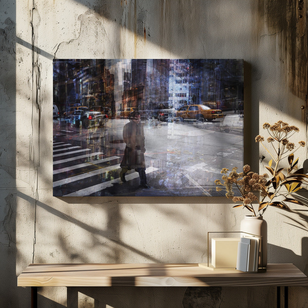 Woody Allen Crossing | Canvas