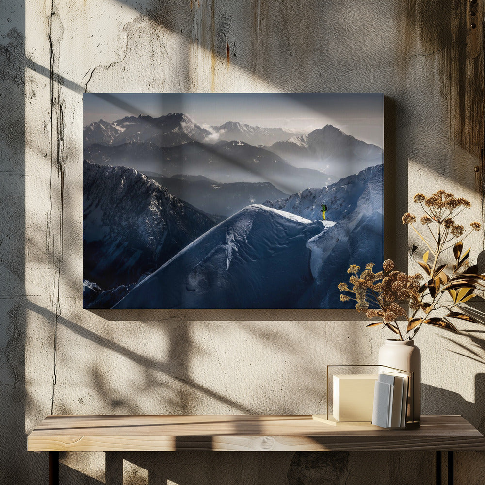 Silent Moments before Descent | Canvas