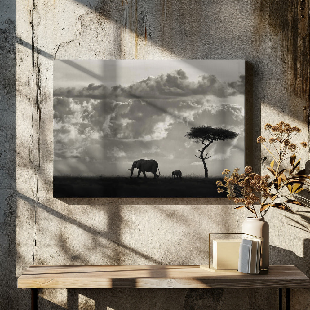 Silhouettes of Mara | Canvas