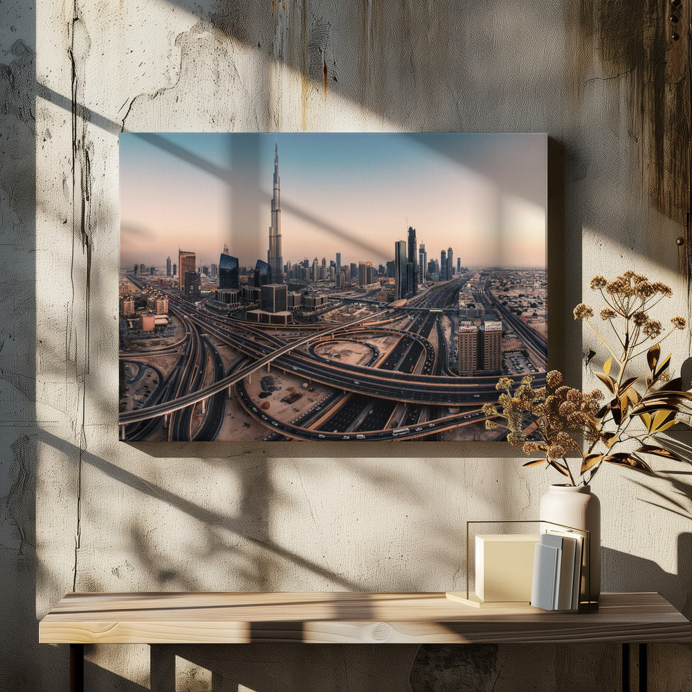 Dubai Skyline Panorama | Canvas