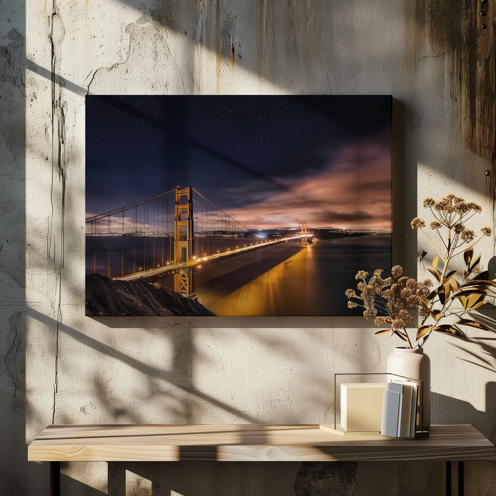 Golden Gate to Stars | Canvas
