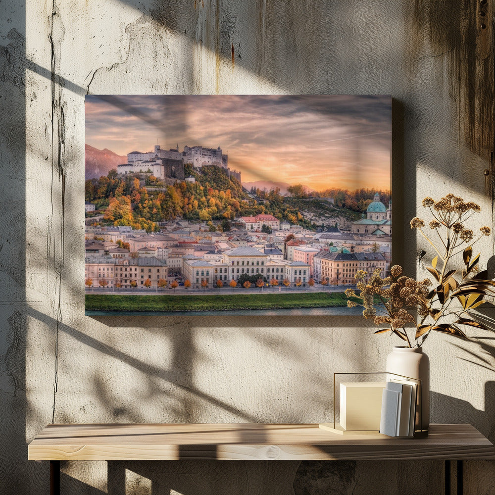 Salzburg in Fall Colors | Canvas