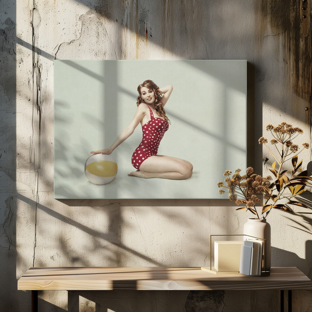 Beach Pin up | Canvas