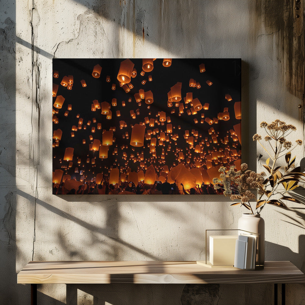 Floating Lanterns | Canvas