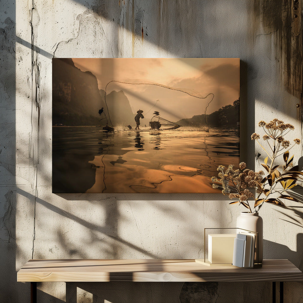 Spread The Fish Nets | Canvas