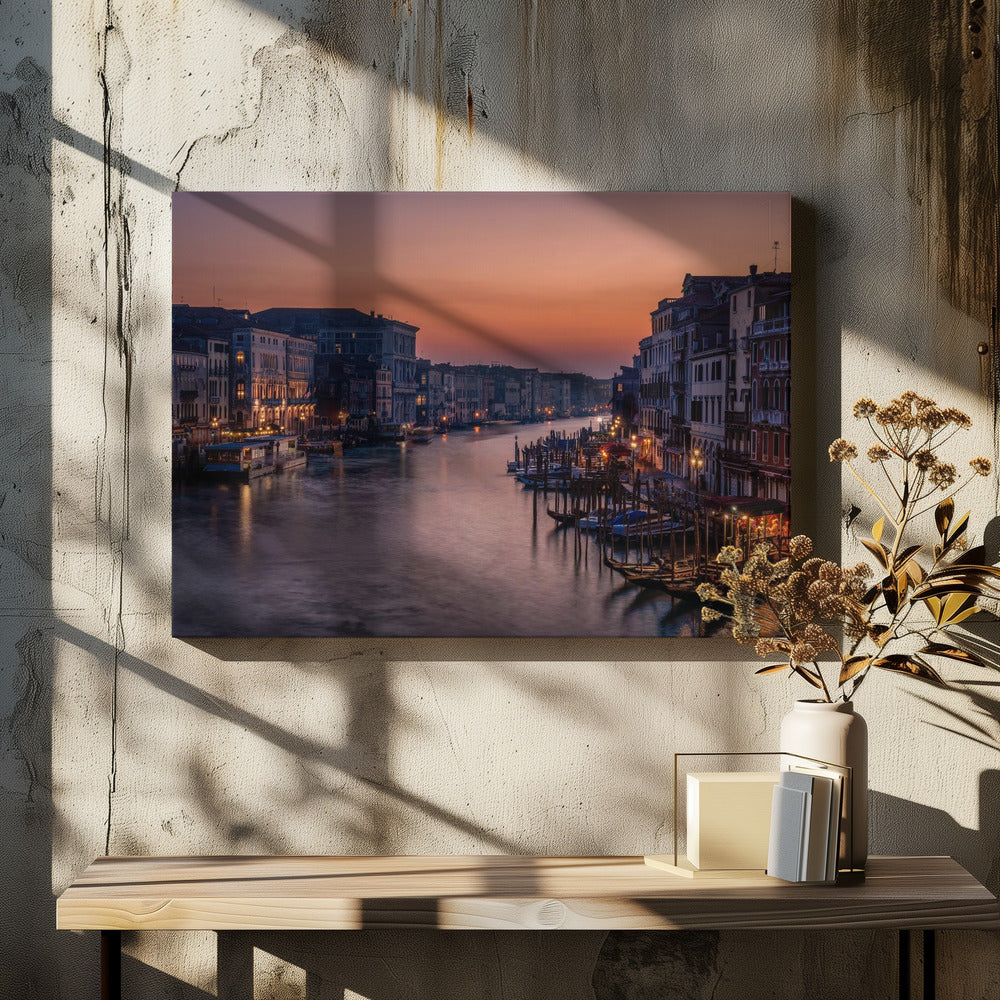 Venice Grand Canal at Sunset | Canvas