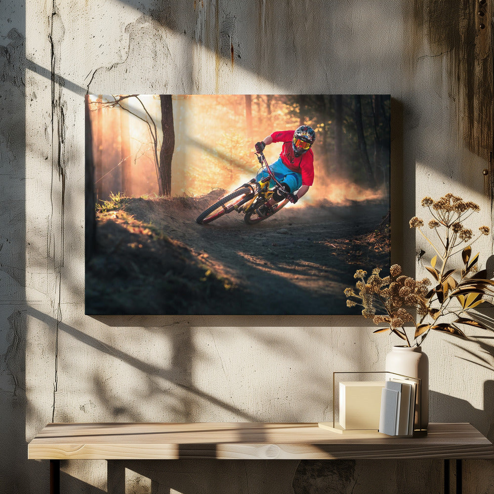 Golden Bermed Corner | Canvas