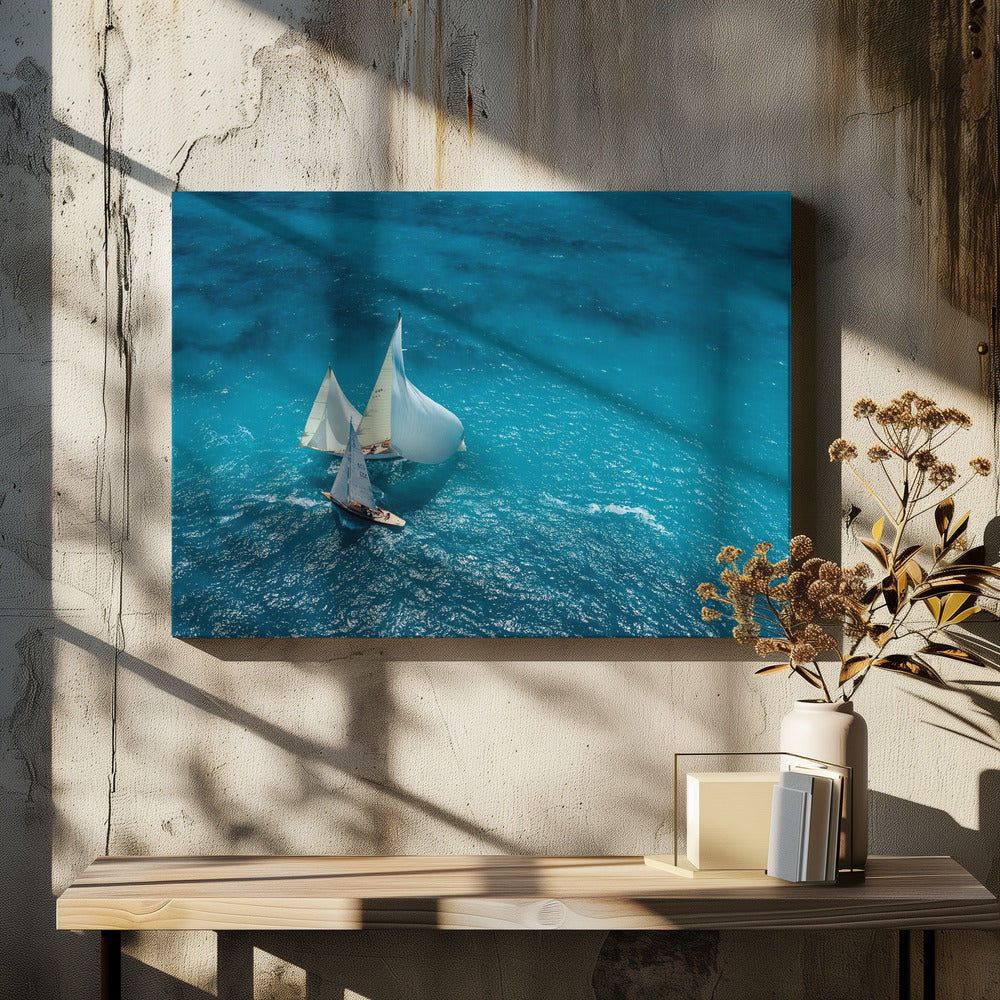 Croisement bleu | Canvas