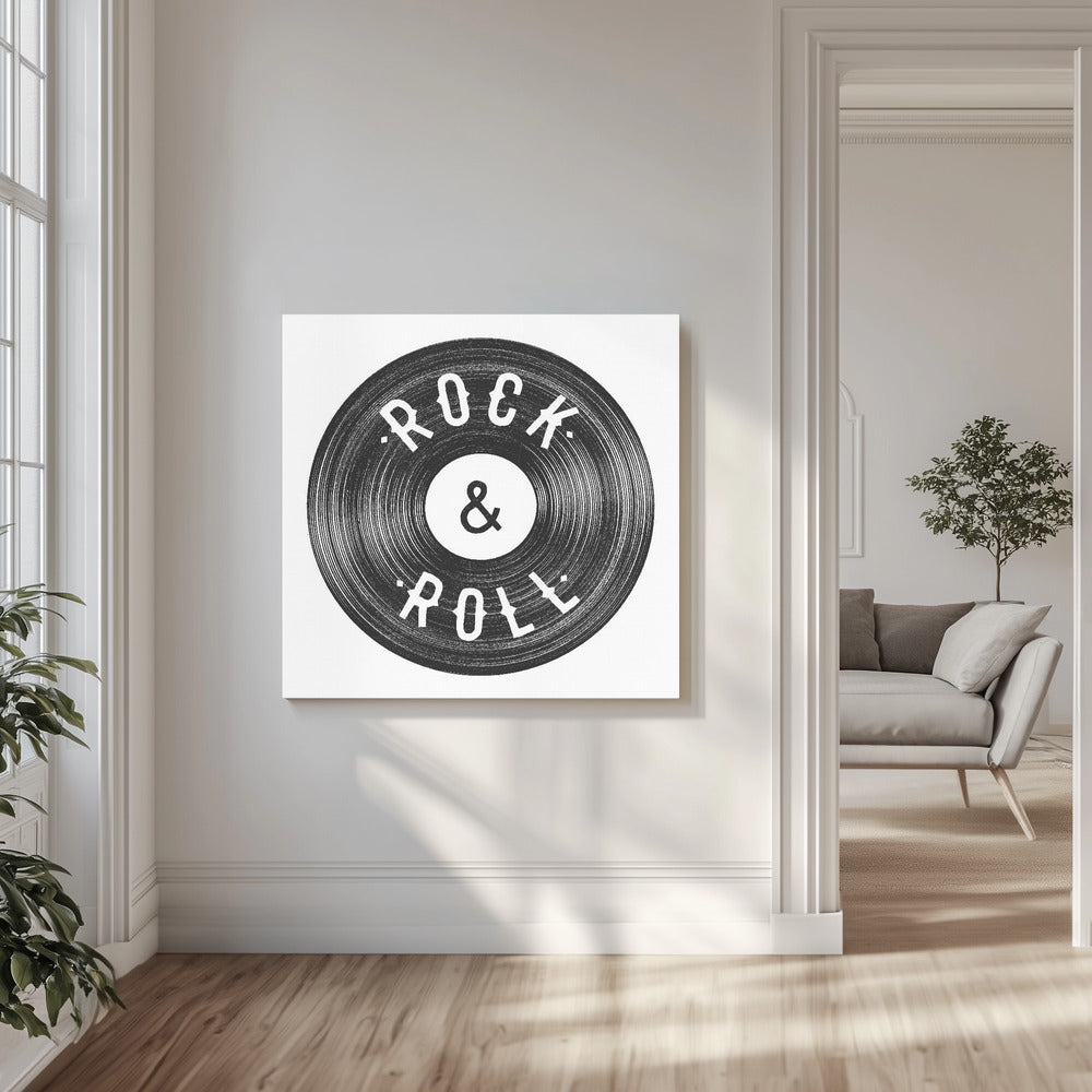 Rock Roll Print | Canvas
