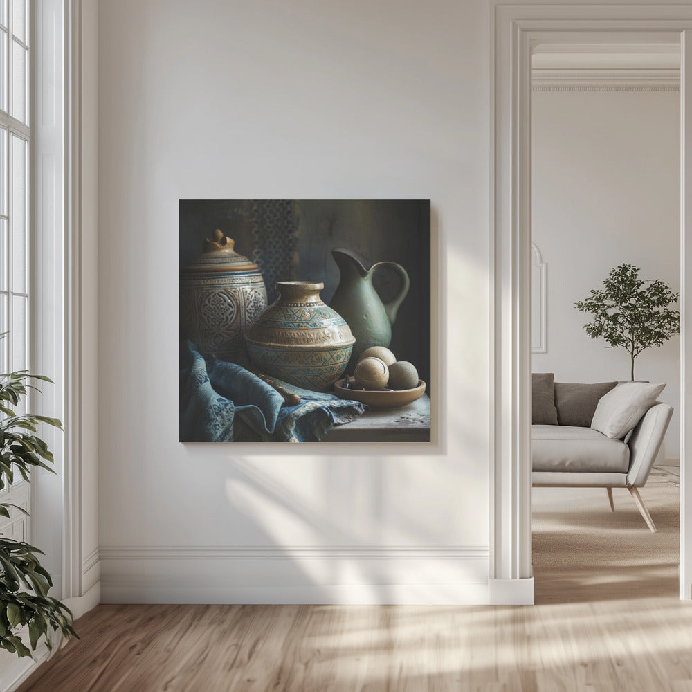 Timeless Pottery Still | Canvas
