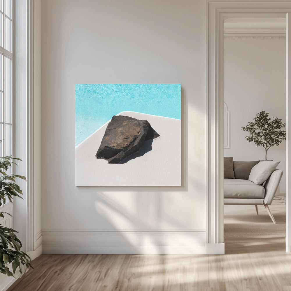 Rock By The Pool | Canvas