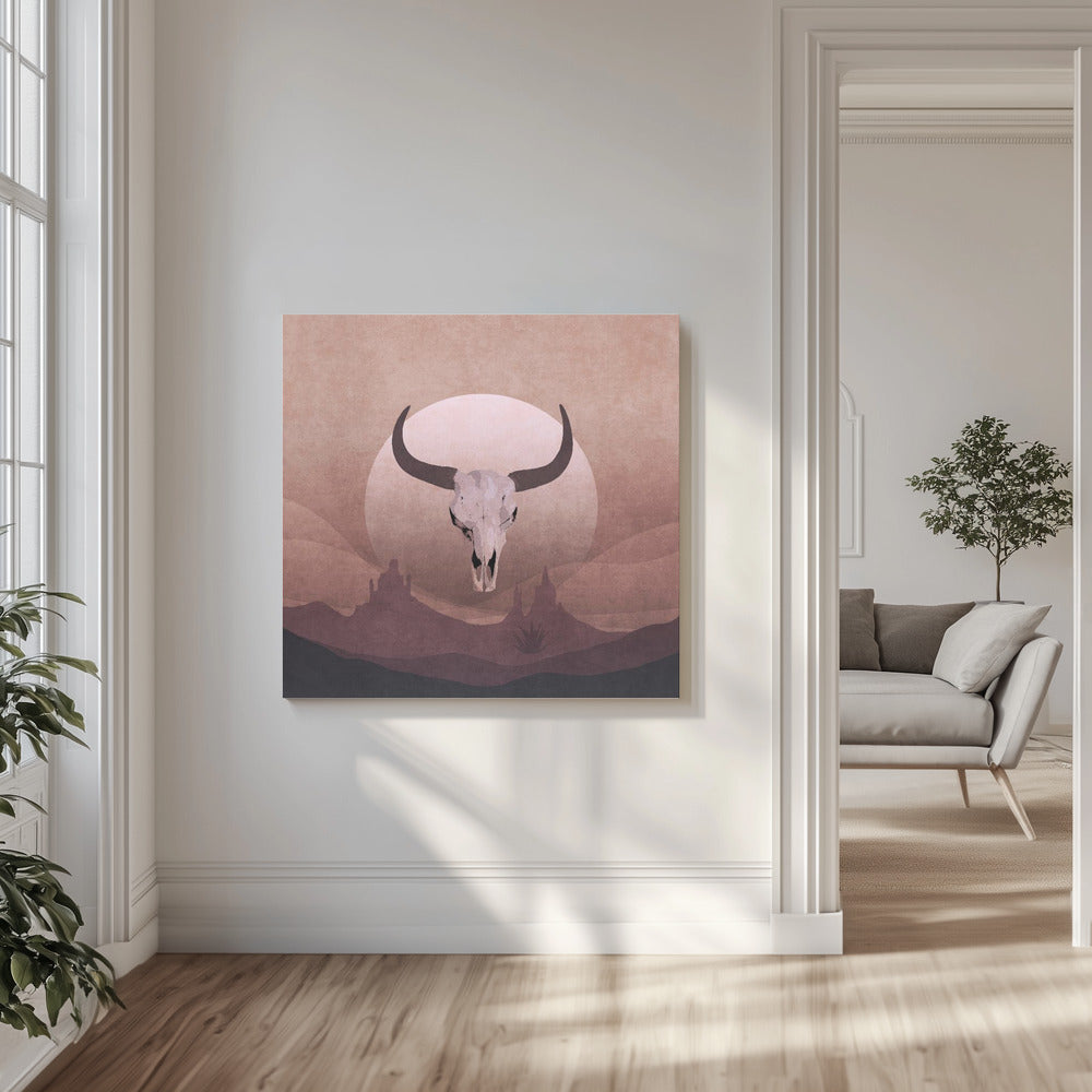 Desert Moonrise | Canvas