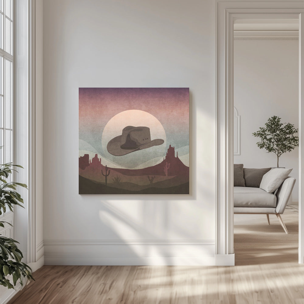 Desert Cowboy Dream | Canvas
