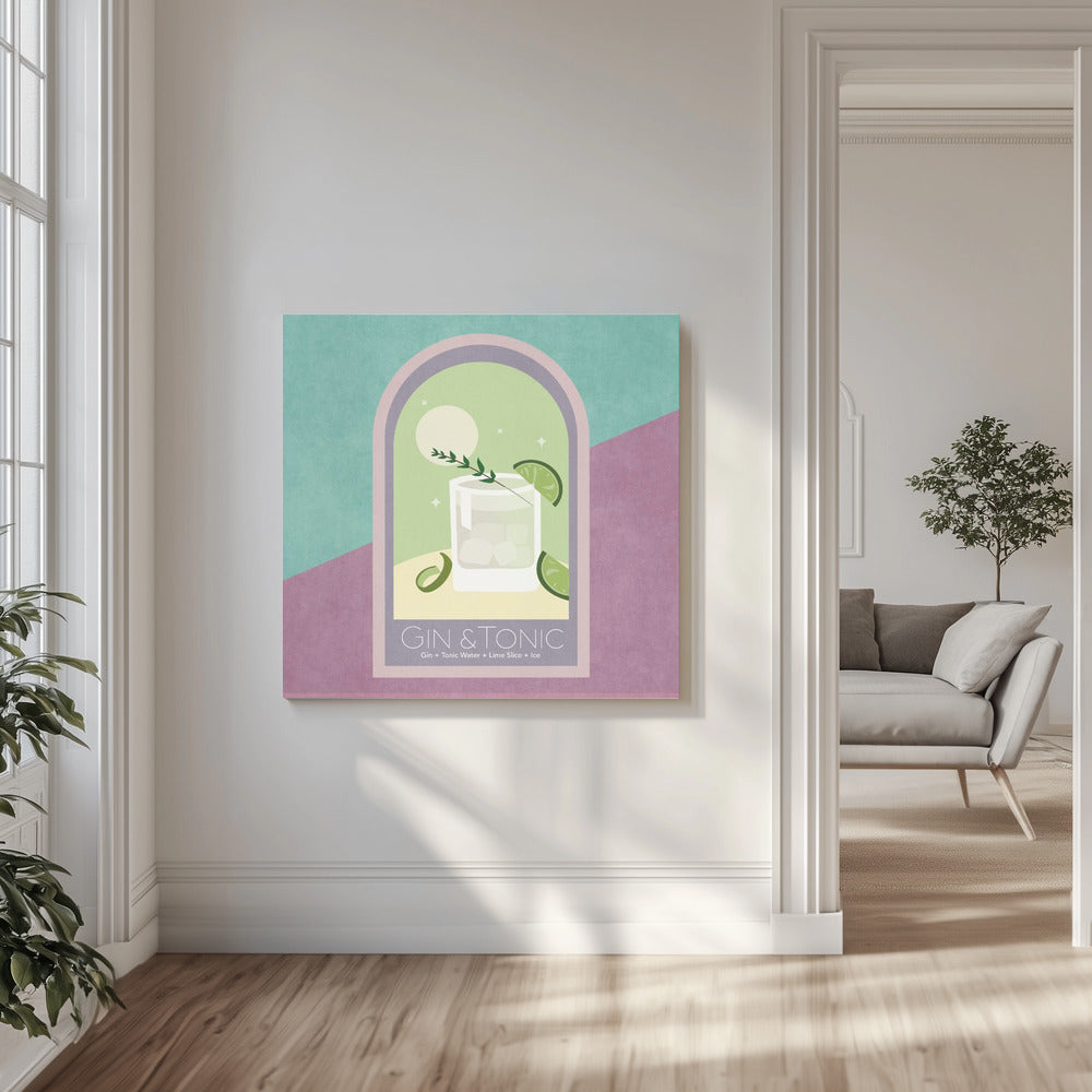 Chic Gin Twilight | Canvas