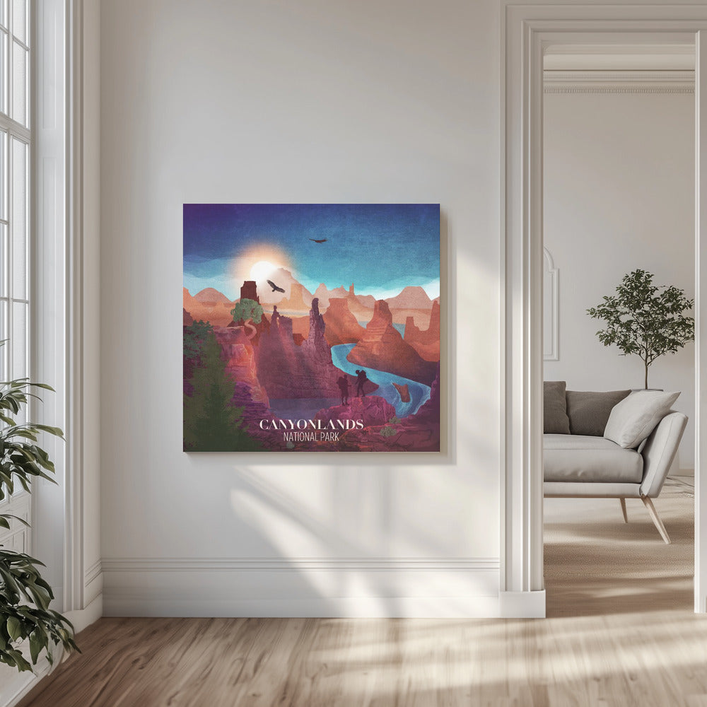 Canyon Sunrise Vista | Canvas