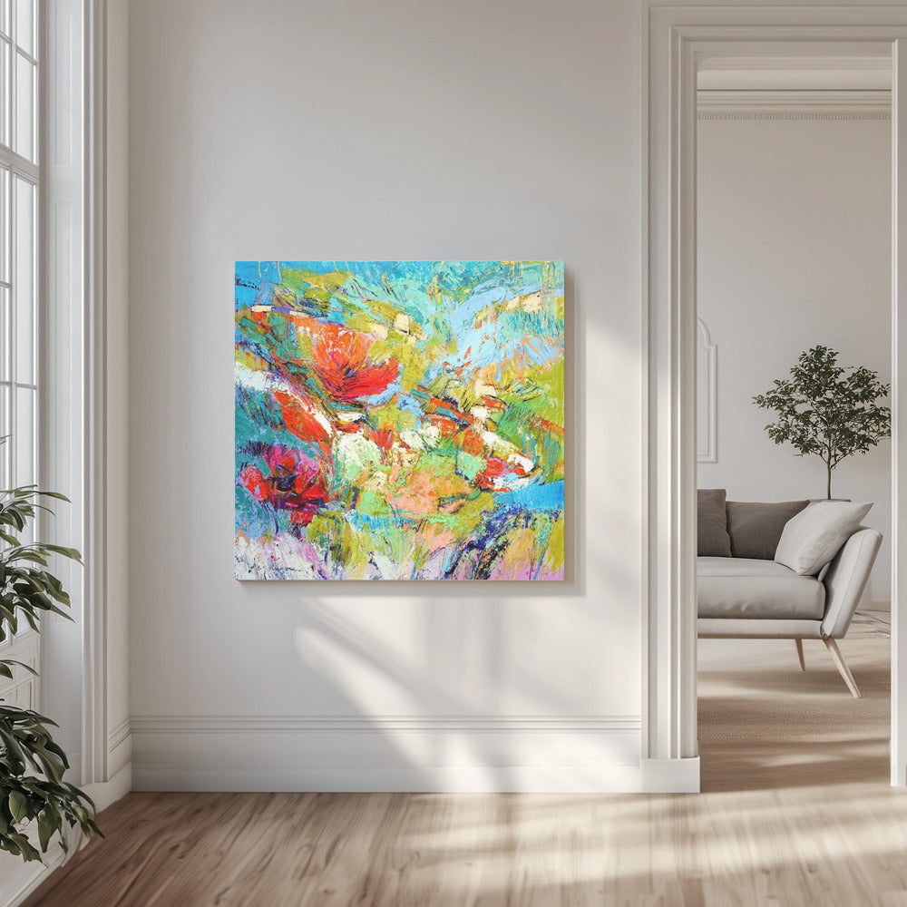 Floral Harmony Burst | Canvas