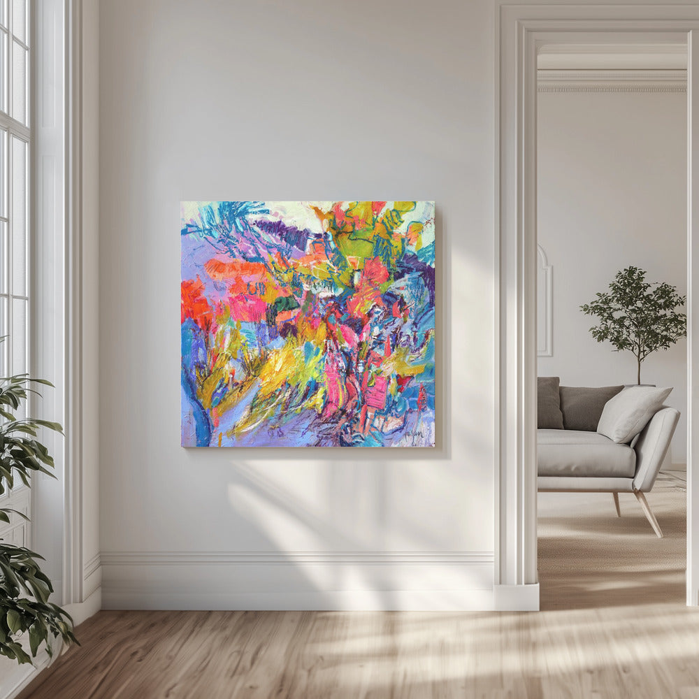 Expressionist Colorful Abstract | Canvas
