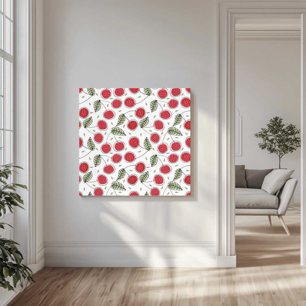 Red Cherries Fruit | Canvas