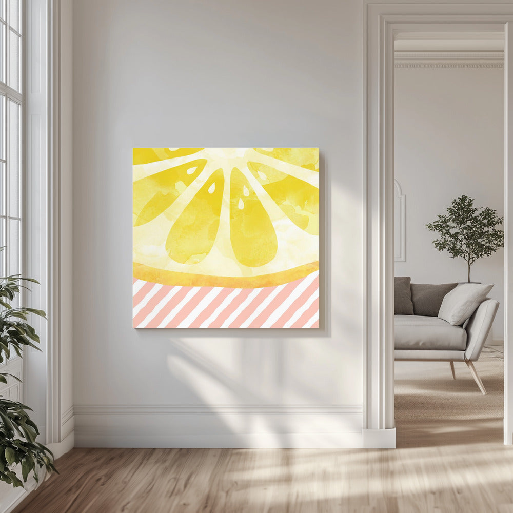 Lemon Abstract | Canvas