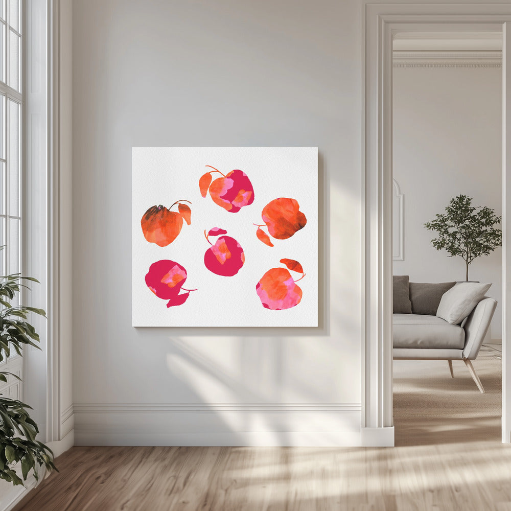 Apple  Chiffon Pink Orange | Canvas