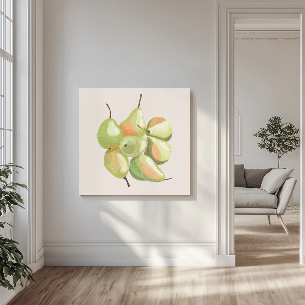 Seven pears | Canvas