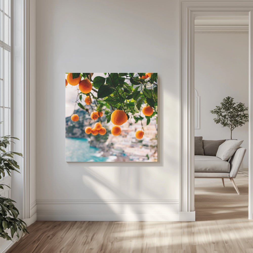 Amalfi Coast Oranges | Canvas
