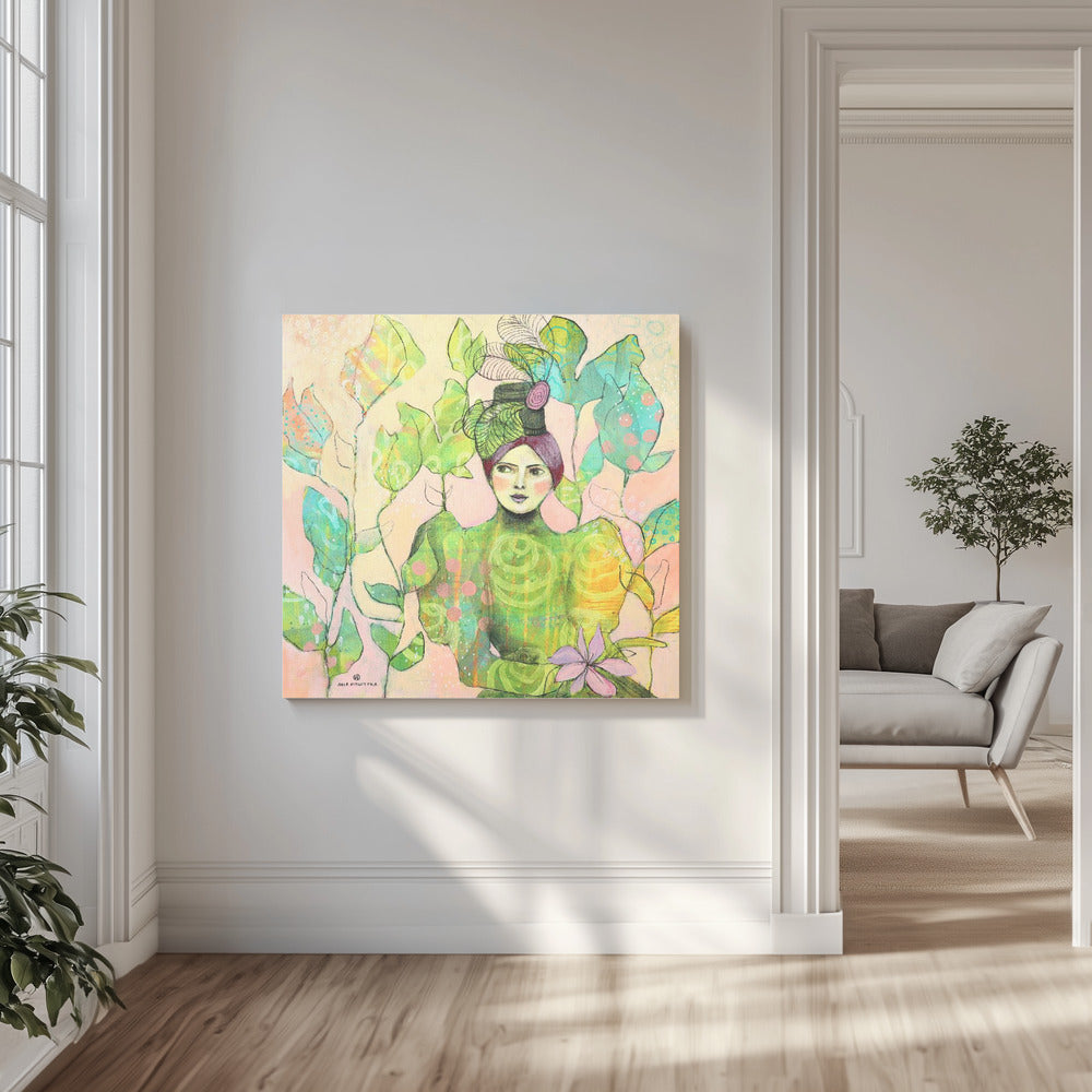 Retro lady 2 | Canvas