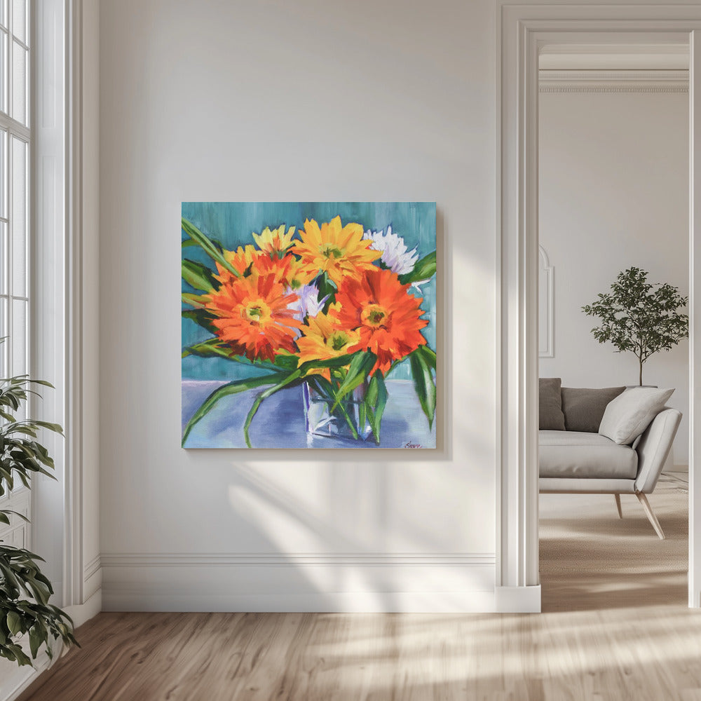 Flowers In Vase | Canvas