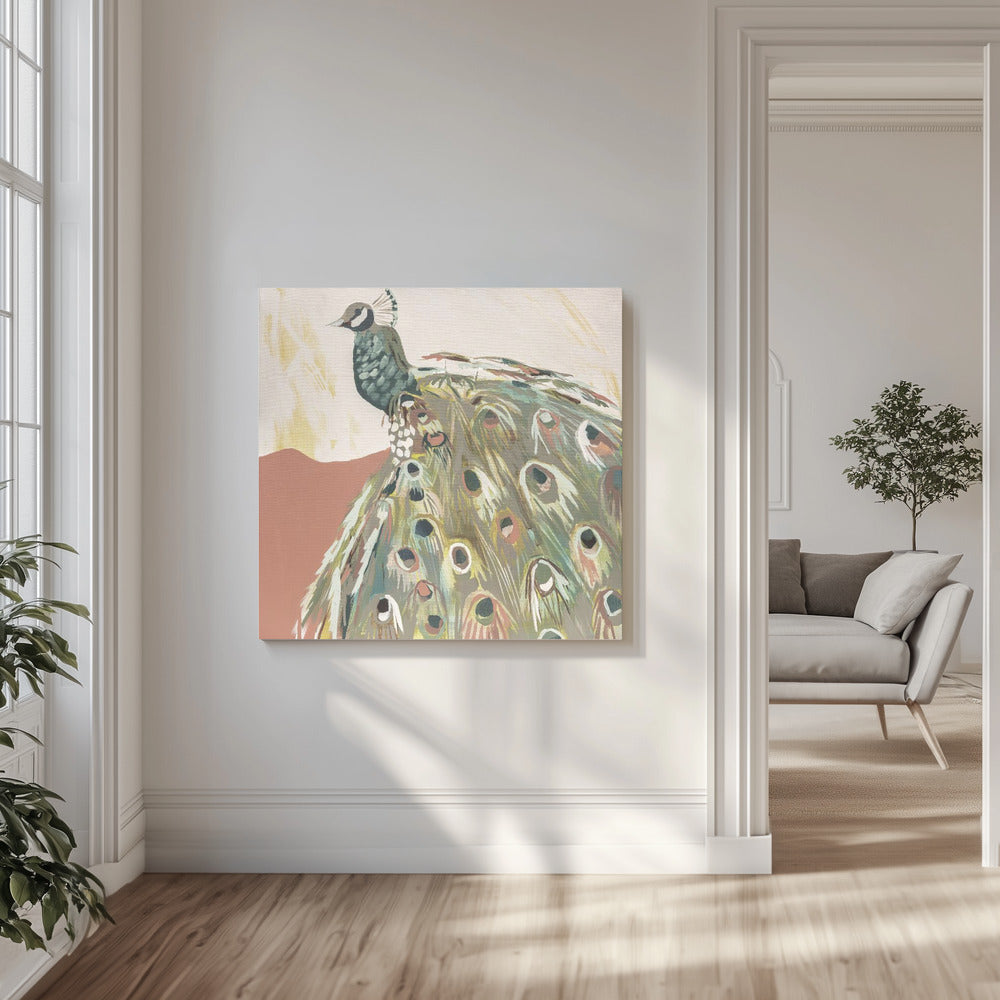 Peacock Salmon | Canvas