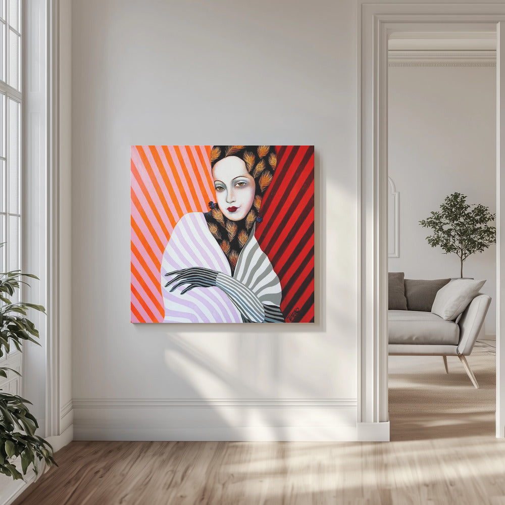 Miss Peacock | Canvas