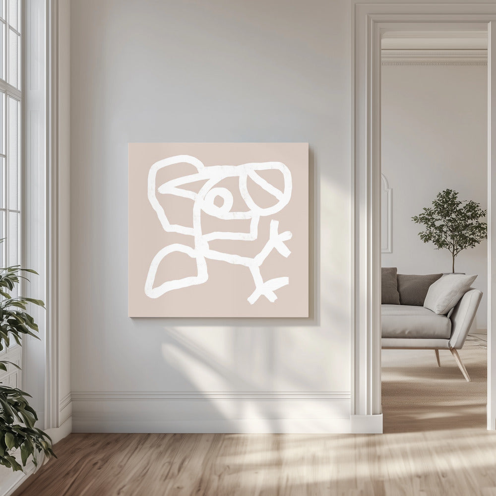 Beige abstract 4 | Canvas