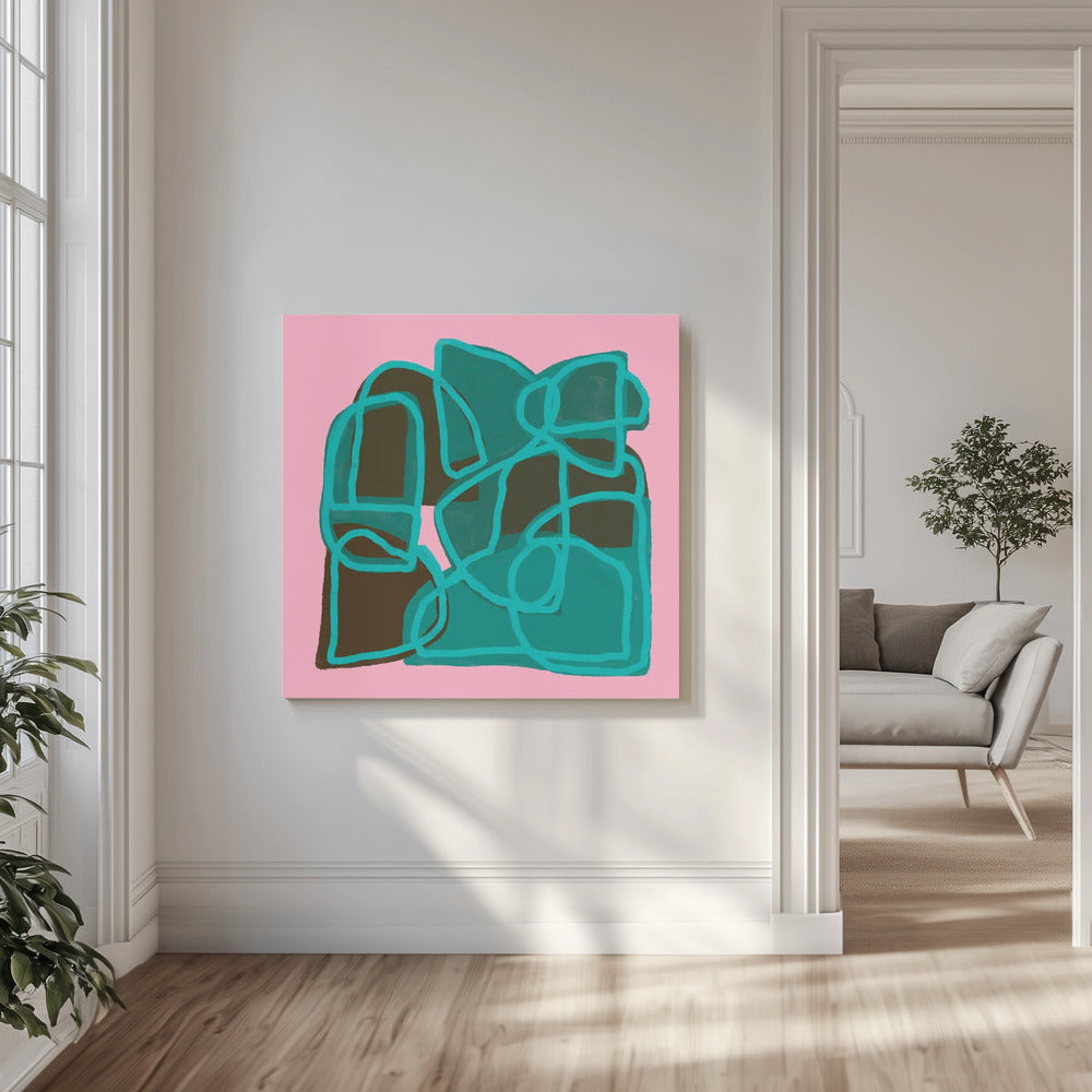 Pink Abstract | Canvas