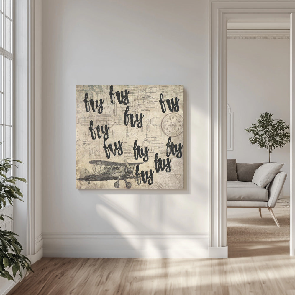 letter art [FLY] | Canvas