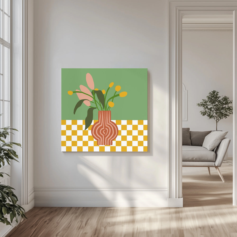 Vase with flowers | Canvas
