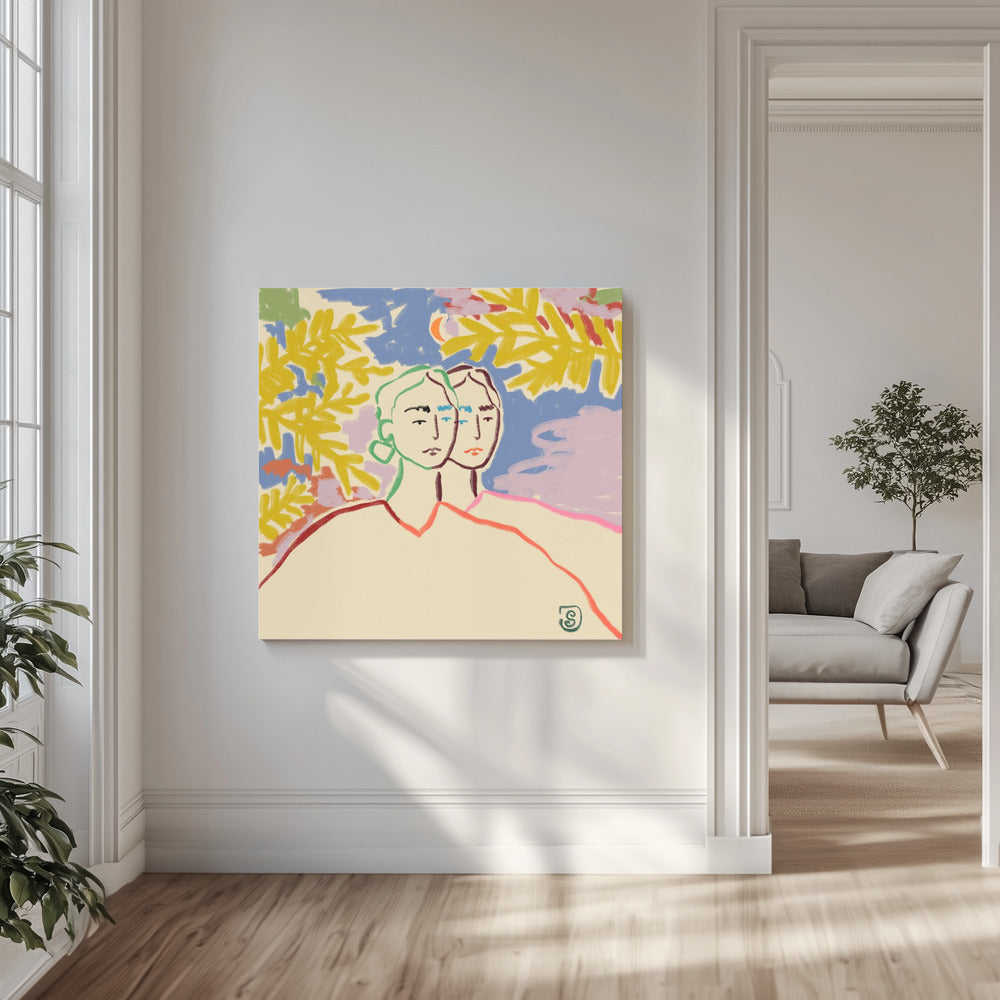 Dual Serenity | Canvas