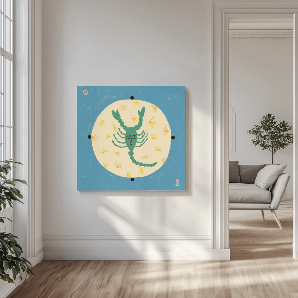 Scorpion With A Human Face | Canvas