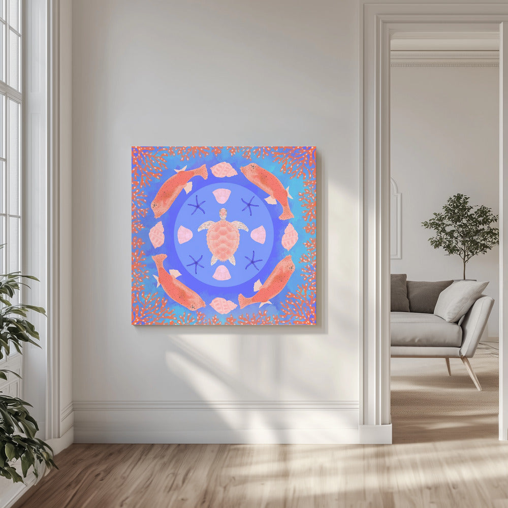 Sea Turtle Mandala | Canvas